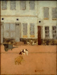 Street in Eragny-sur-Oise (The Dogs of Eragny)